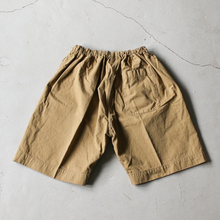 ネセサリー オア アンネセサリー NECESSARY or UNNECESSARY NOUN ピンタックショーツ PIN TUCK SHORTS カーキ