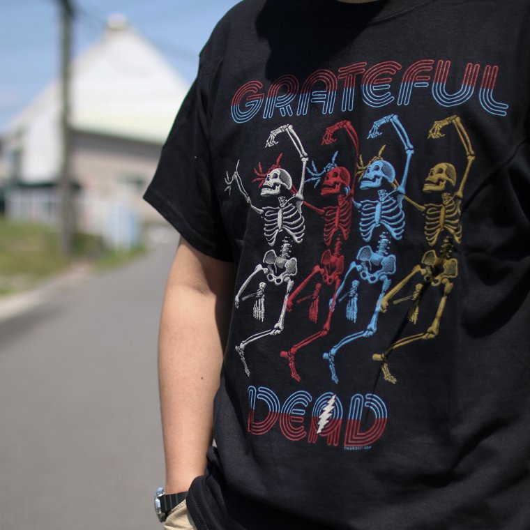 LIQUID BLUE GRATEFUL DEAD グレイトフルデッド Dancing Skeleton Tee