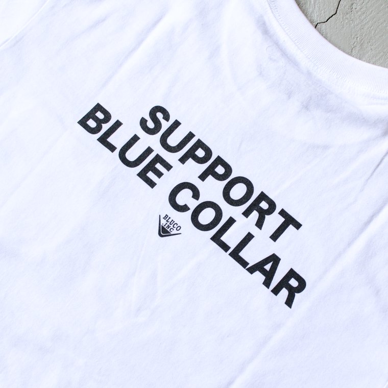 ブルコ BLUCO WORK GARMENT OL-803-022 ”Support” ロゴTシャツ