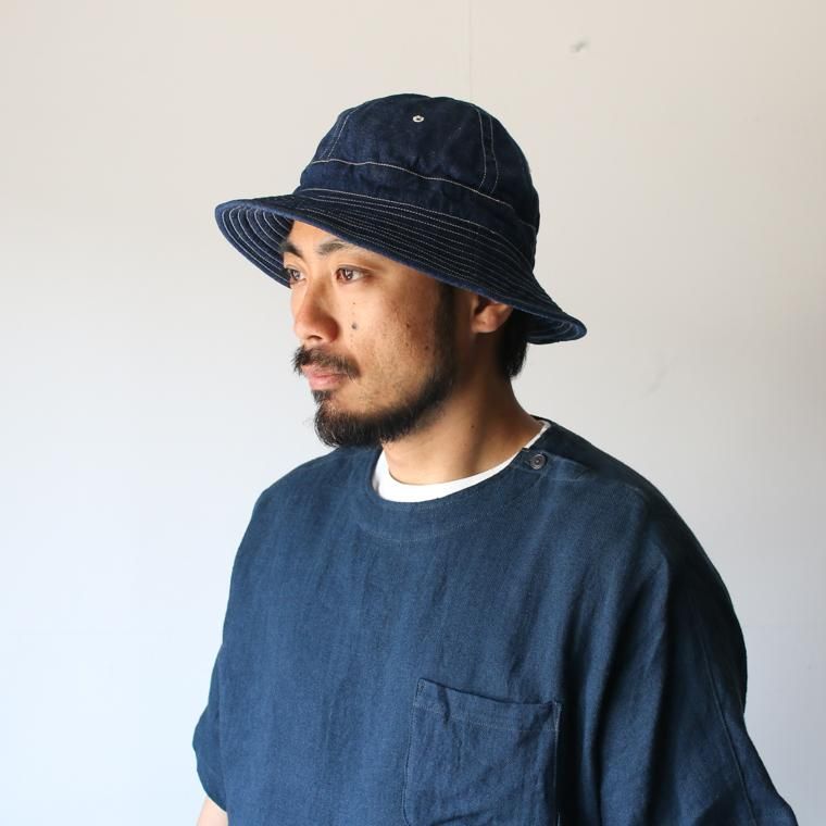 ウエアハウス WAREHOUSE Lot 5200 デニムアーミーハット DENIM ARMY HAT ワンウォッシュ