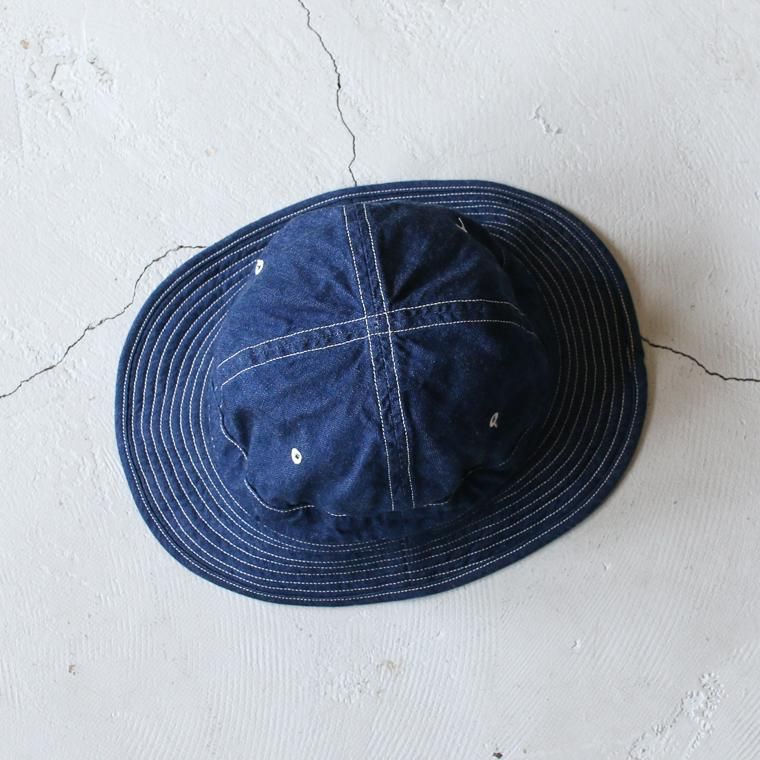 ウエアハウス WAREHOUSE Lot 5200 デニムアーミーハット DENIM ARMY HAT ワンウォッシュ