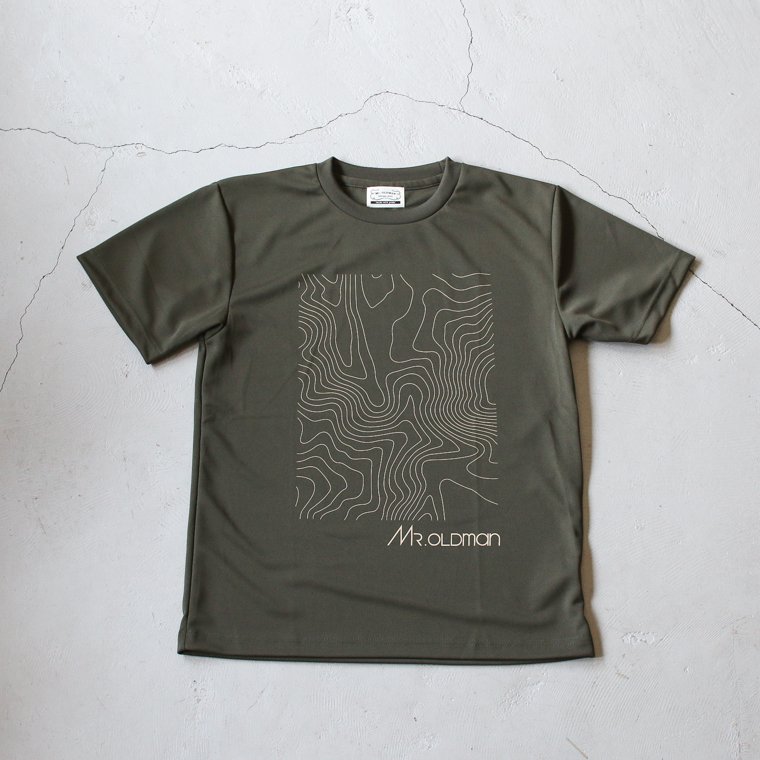 ミスターオールドマン Mr.OLDMAN Contour Line Dry S/S Tee