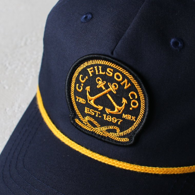 フィルソン FILSON ロープトラッカーキャップ ROPE TRUCKER CAP ネイビー