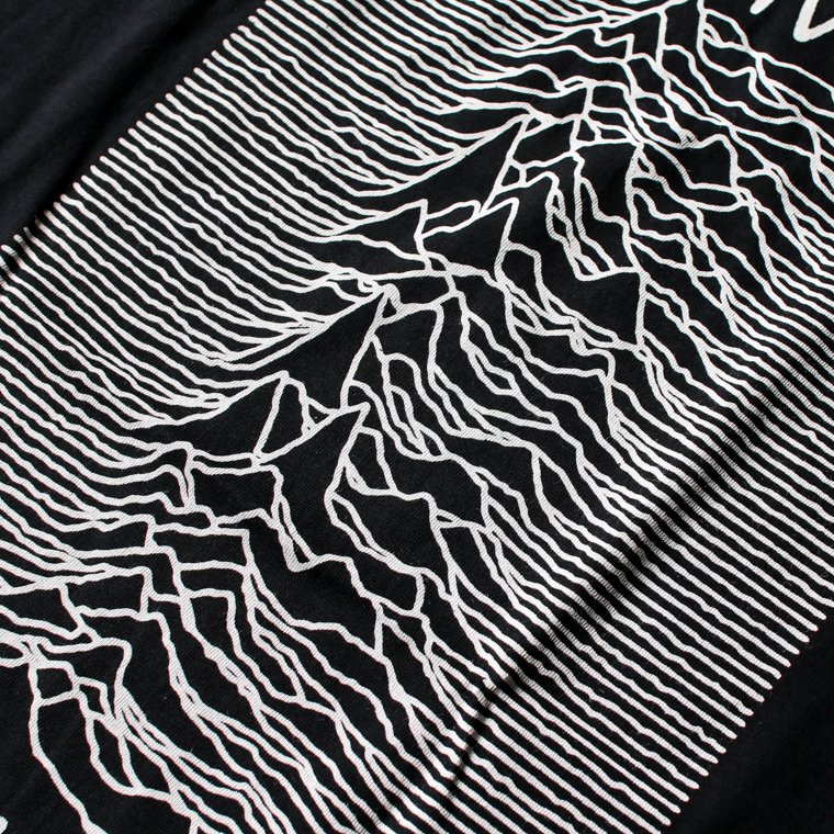 JOY DIVISION 'UNKNOWN PLEASURE' S/S Tee ブラック