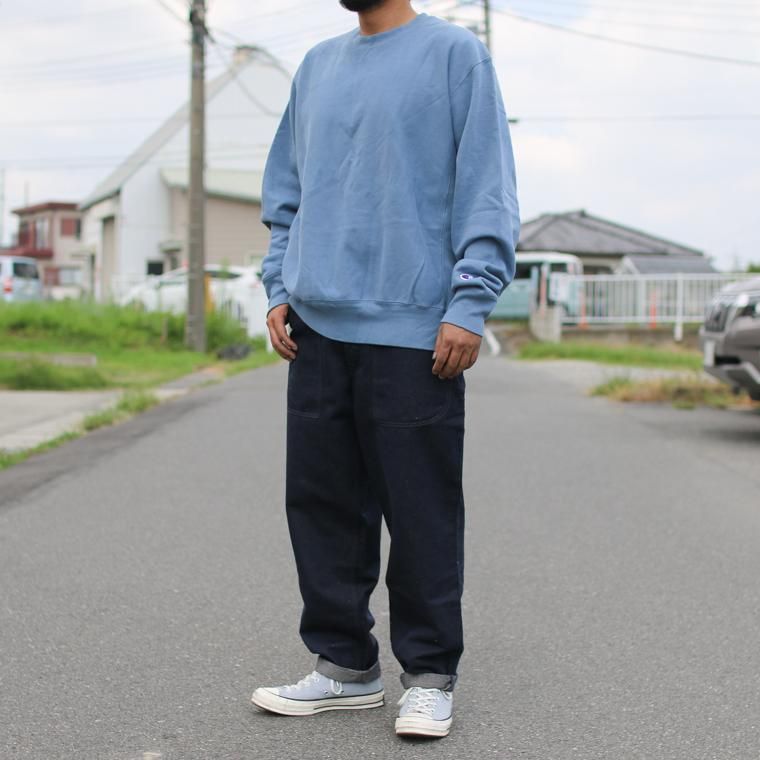 CHAMPION チャンピオン リバースウィーブ ガーメントダイスウェットシャツ Reverse Weave Garment Dyed  Sweatshirt ブルー