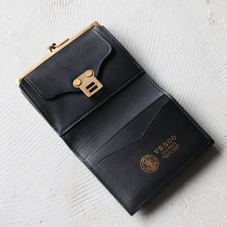 ヴァスコ VASCO VSC-713 レザーボヤージュパースウォレット LEATHER VOYAGE PURSE WALLET ブラック