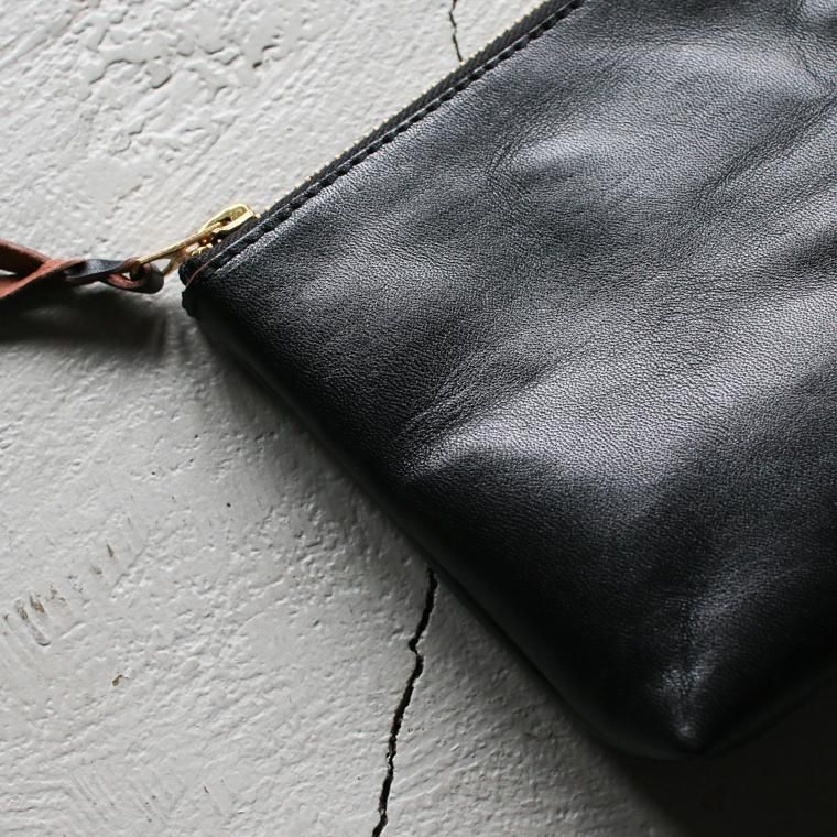 インセプション ポーチ ブラック ホースハイド 日本製