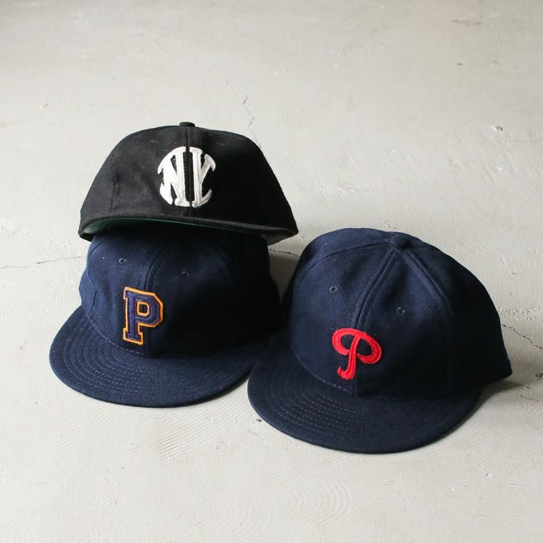 エベッツフィールド EBBETS FIELD ウールヴィンテージボールキャップ 