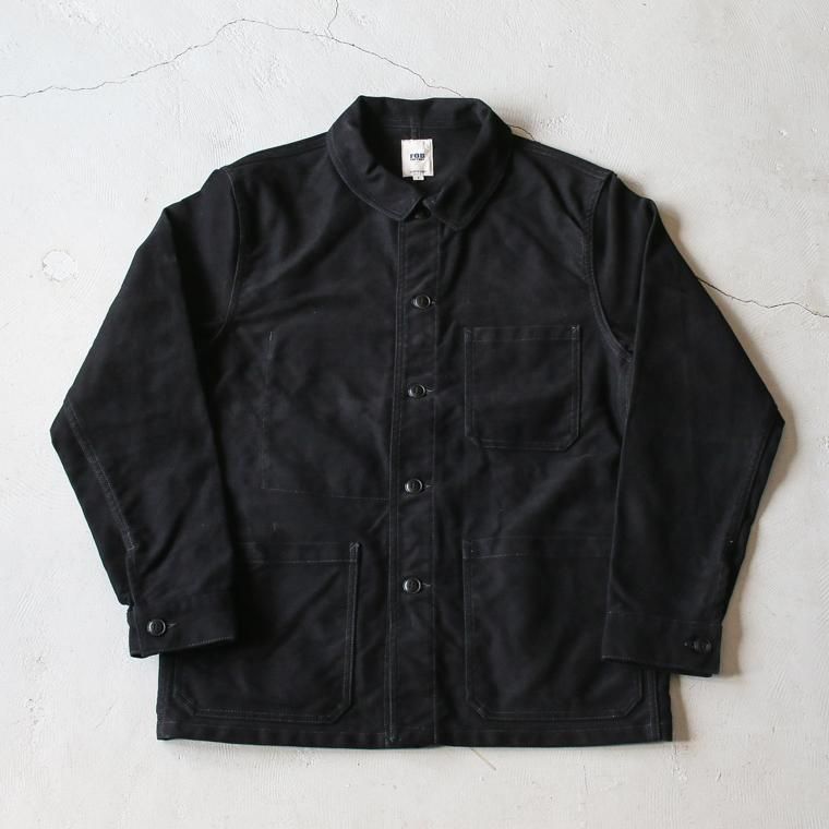 エフオービーファクトリー FOB factory F2373 フレンチモールスキンジャケット FRENCH MOLESKIN JACKET ブラック