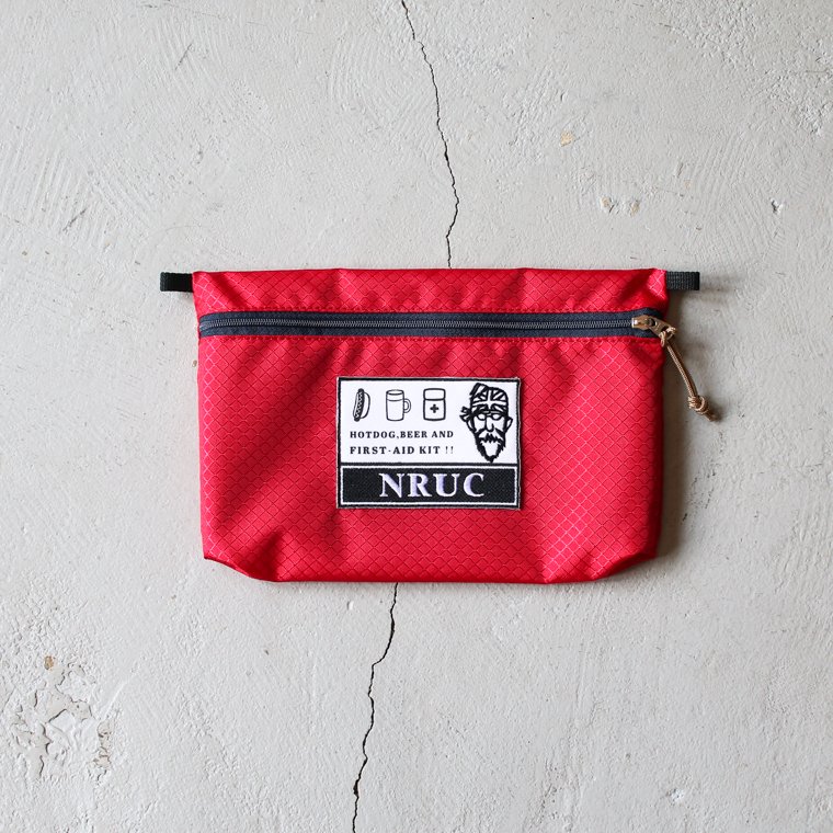 ヌルク NRUC FA ジョンズポーチ FA JOHN'S POUCH M レッド