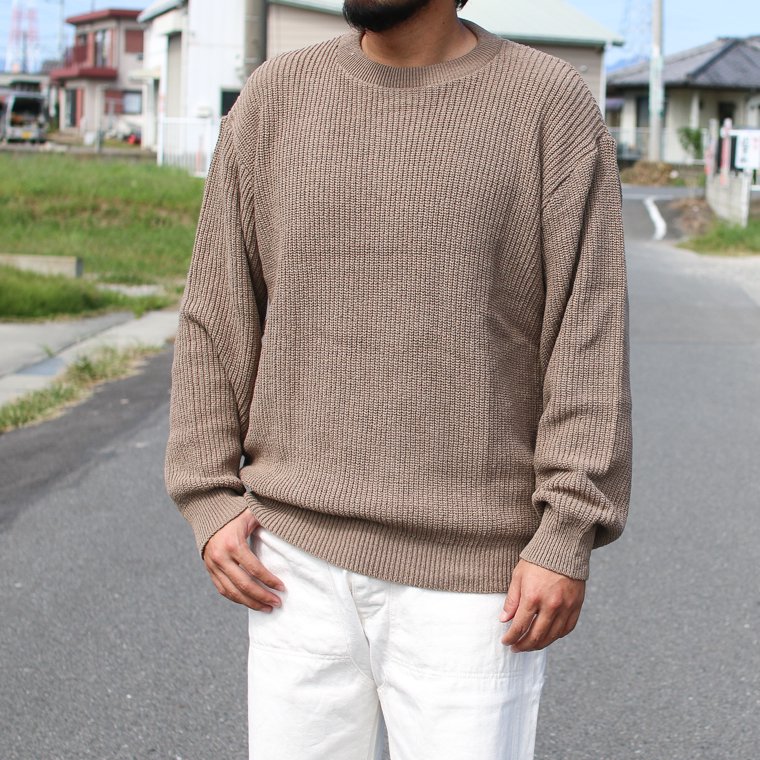 Brimwick コットンニットセーター プルオーバー Shaker Knit Pull Over