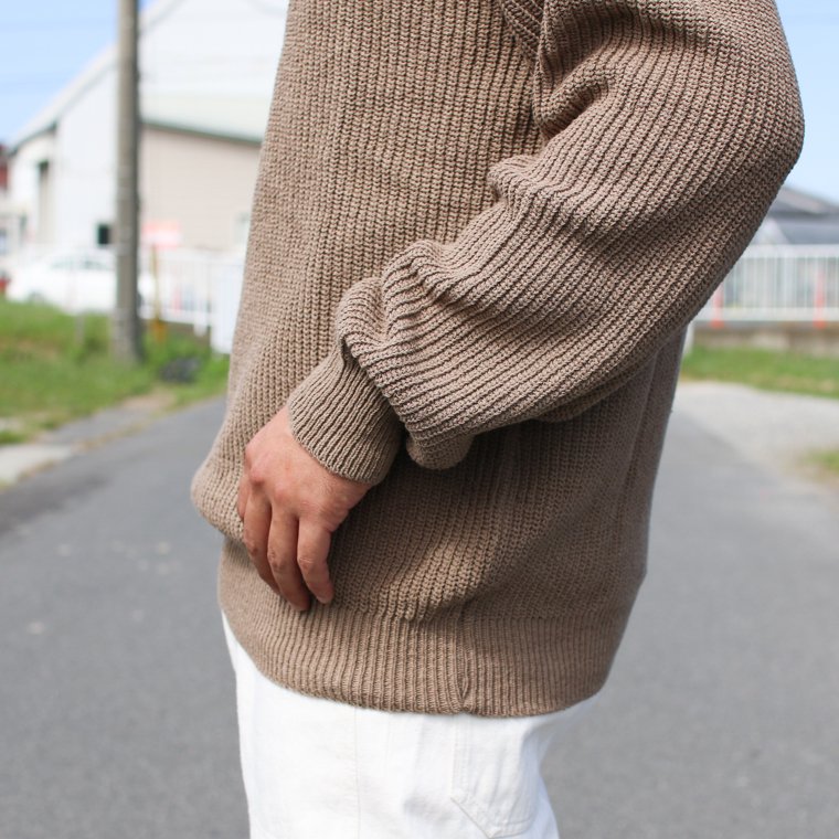 Brimwick コットンニットセーター プルオーバー Shaker Knit Pull Over