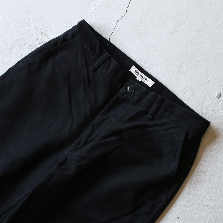 エフオービーファクトリー FOB factory F0491 モールスキントラウザー MOLESKIN TROUSER ブラック