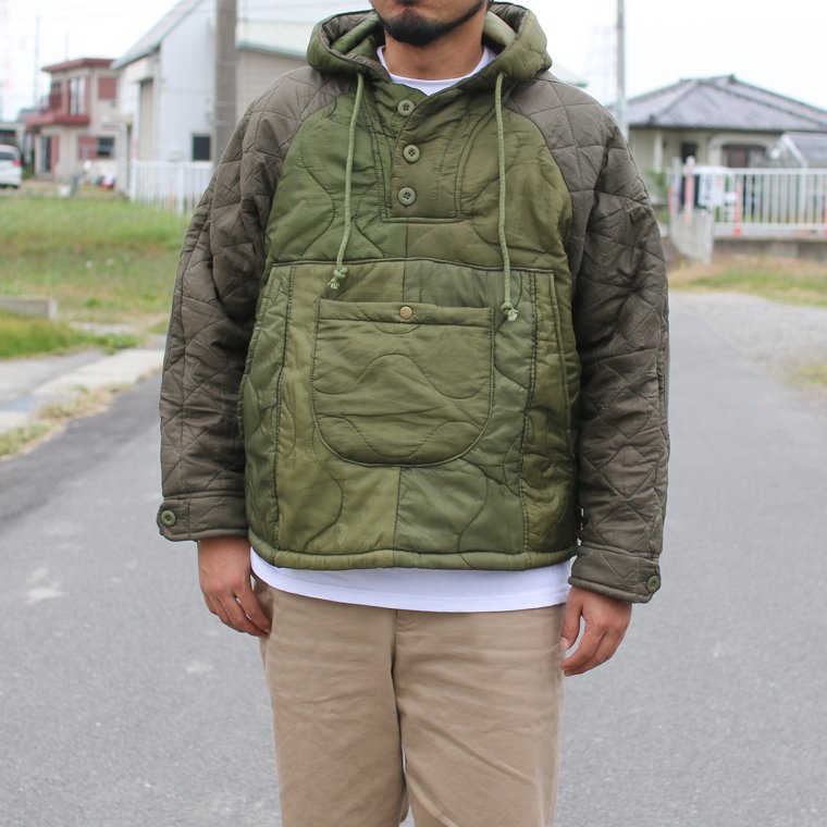 Military Liner Fabric Remake Anorak Parka ミリタリーライナー