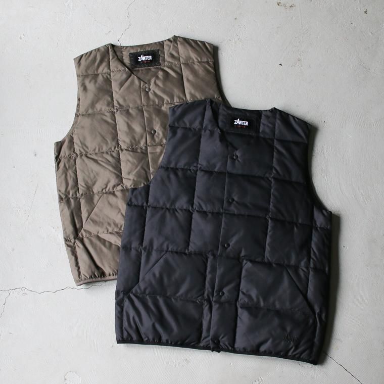 ZANTER JAPAN ザンター ジャパン BLOCK VEST チャコール-