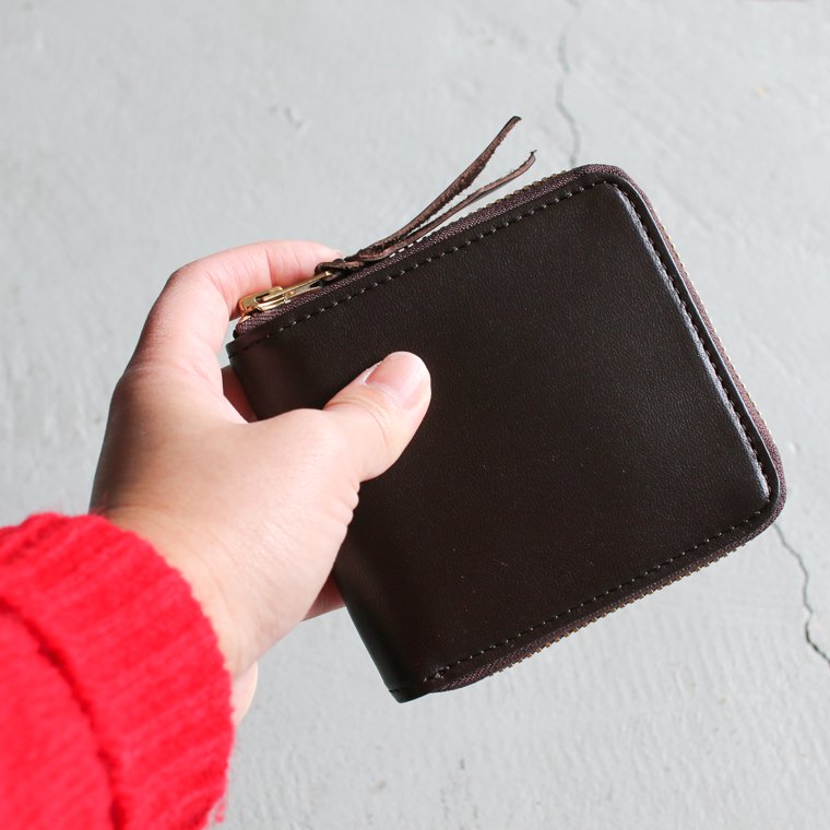 INCEPTION インセプション ホースハイドラウンドジッパーショートウォレット ROUND ZIPPER LONG WALLET