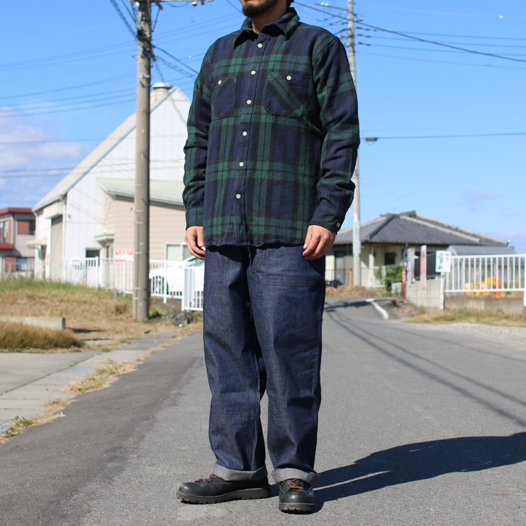 カムコ CAMCO ヘビーフランネルシャツ HEAVY FLANNEL SHIRT ブラック