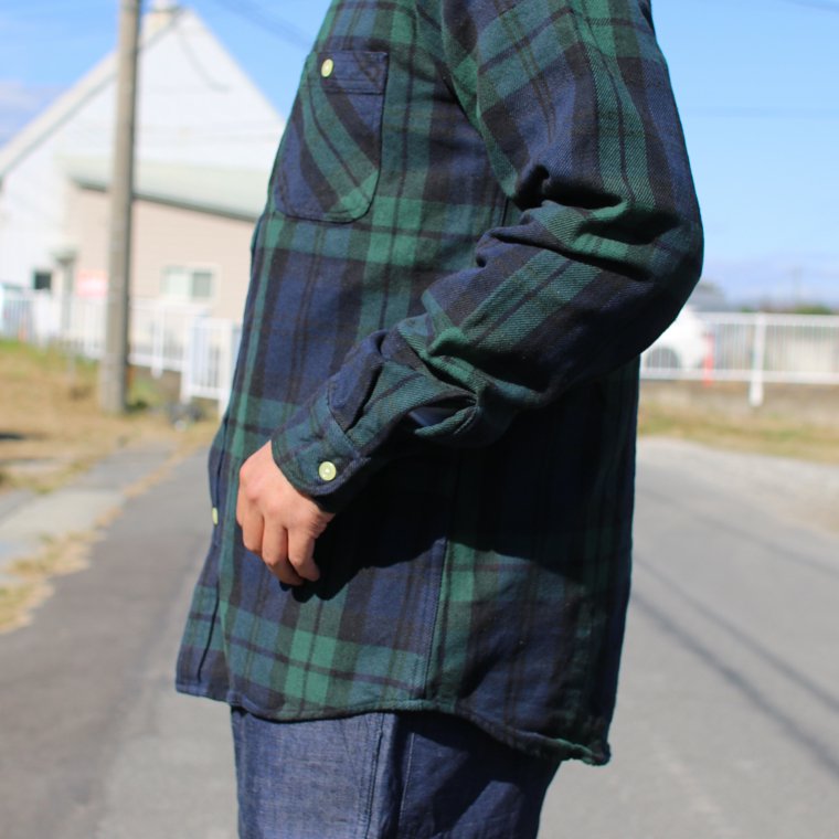 カムコ CAMCO ヘビーフランネルシャツ HEAVY FLANNEL SHIRT ブラック