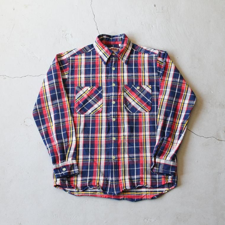 カムコ CAMCO ヘビーフランネルシャツ HEAVY FLANNEL SHIRT ネイビー