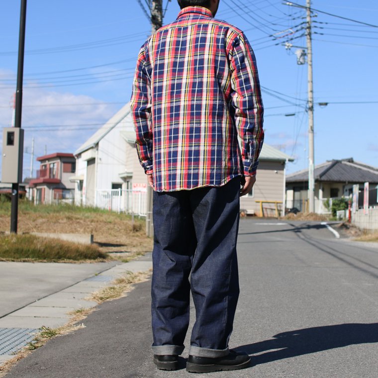 カムコ CAMCO ヘビーフランネルシャツ HEAVY FLANNEL SHIRT ネイビー