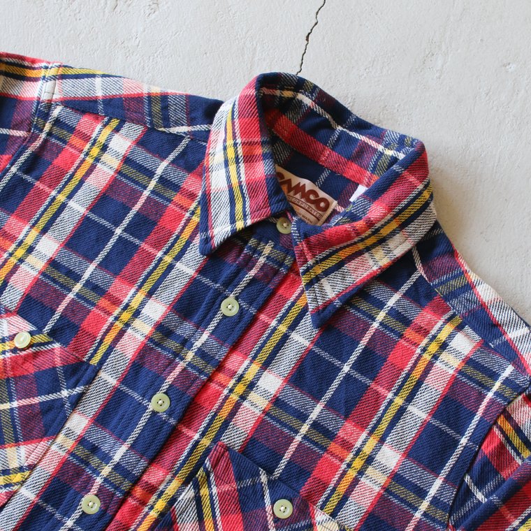 カムコ CAMCO ヘビーフランネルシャツ HEAVY FLANNEL SHIRT ネイビー