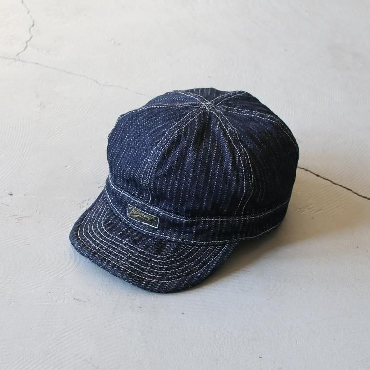 コリンボ COLIMBO ZX-0613 プレスコットワークキャップ Prescott Work Cap インディゴストライプ