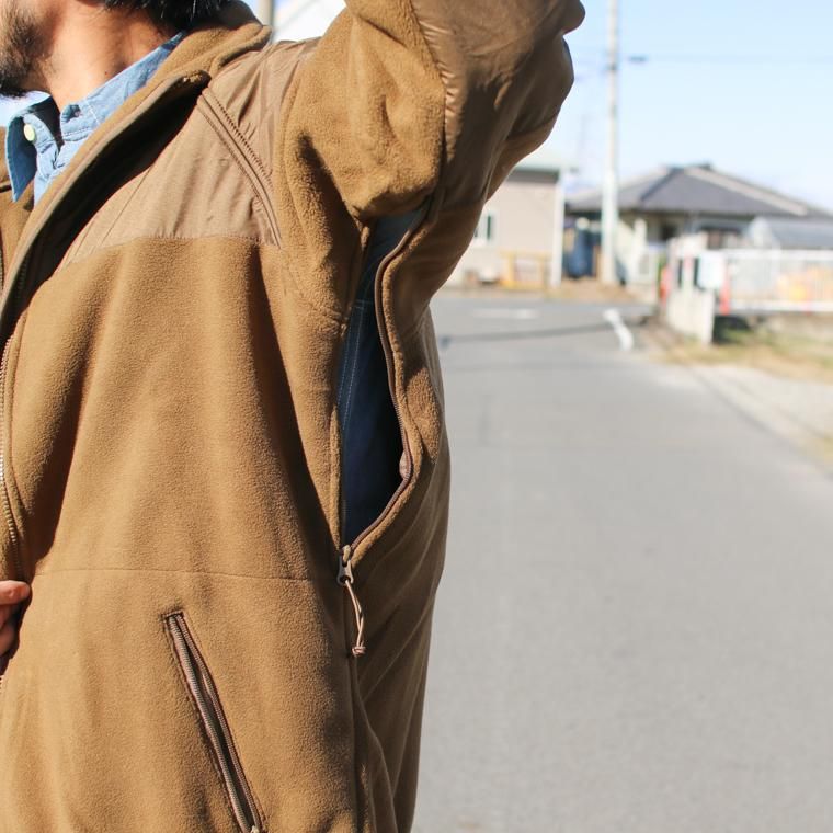 US MILITARY レベル3 フリースジャケット BAF社 BAF-500 ECWCS GEN3 Level 3 FLEECE JACKET  コヨーテ
