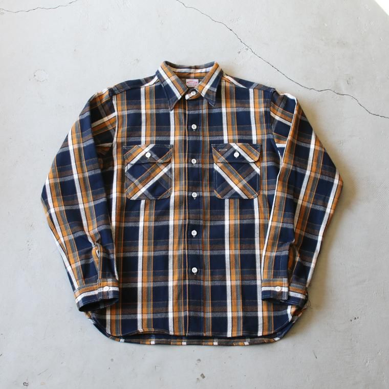 ウエアハウス WAREHOUSE Lot 3104 フランネルシャツ FLANNEL SHIRTS B ...