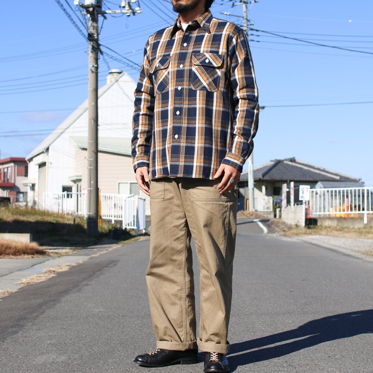 ウエアハウス WAREHOUSE Lot 3104 フランネルシャツ FLANNEL SHIRTS B