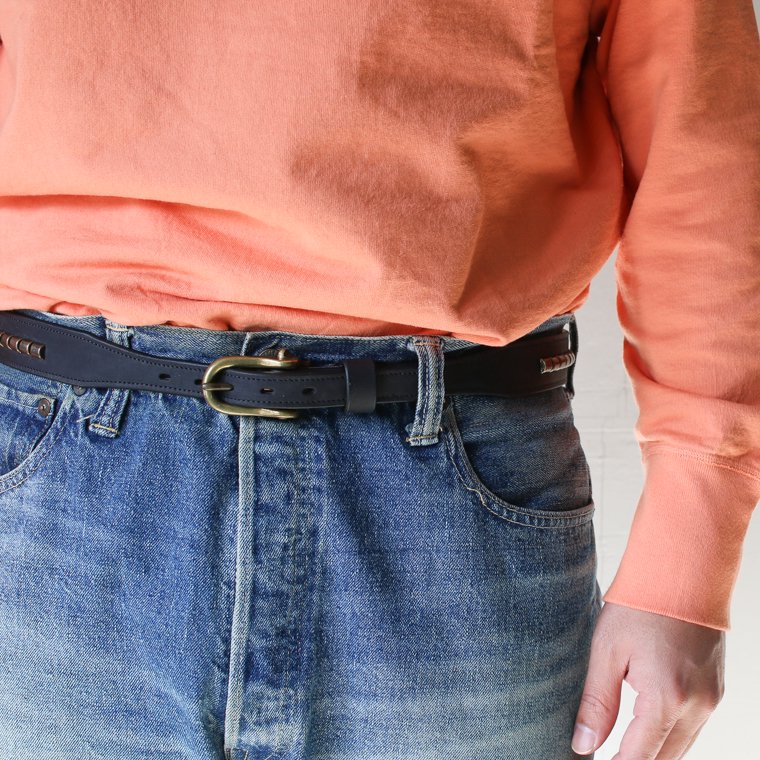 コリンボ COLIMBO ZX-0710 ブラックヒルズレザーベルト Blackhills Leather Belt ブラック