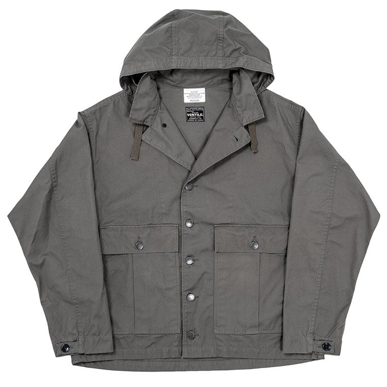 ワーカーズ WORKERS K&T H M-43 Mod Parka, Cotton Ventile Wolf Grey