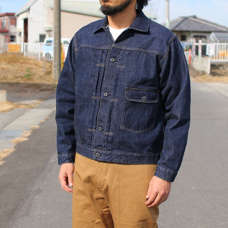 ワーカーズ WORKERS K&T H Denim Jacket, Buckle Back, 13.75 Oz