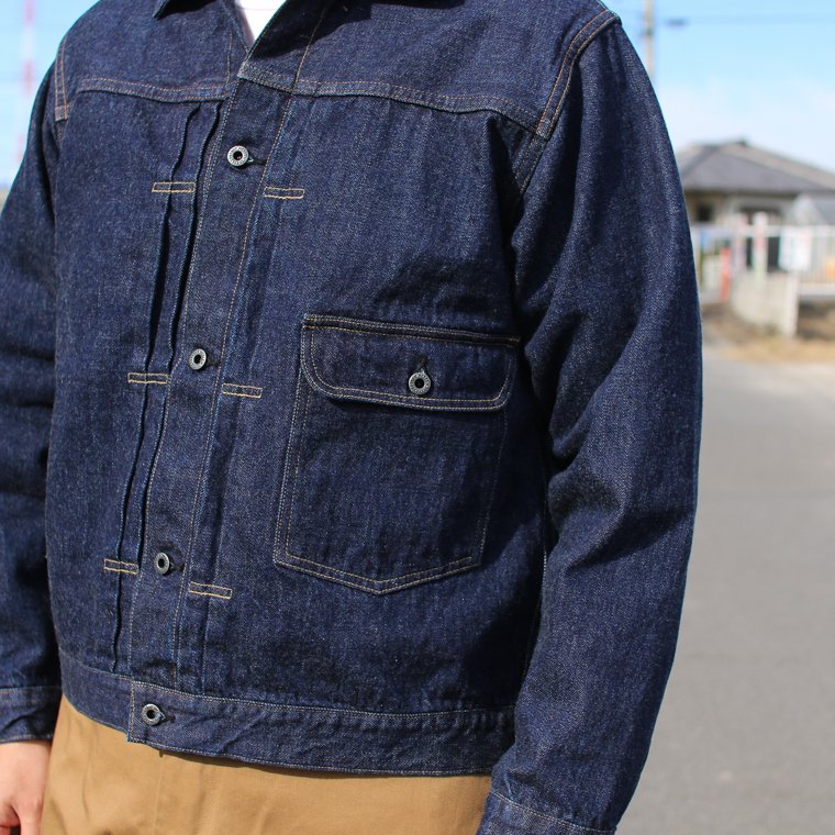 ワーカーズ WORKERS K&T H Denim Jacket, Buckle Back, 13.75 Oz