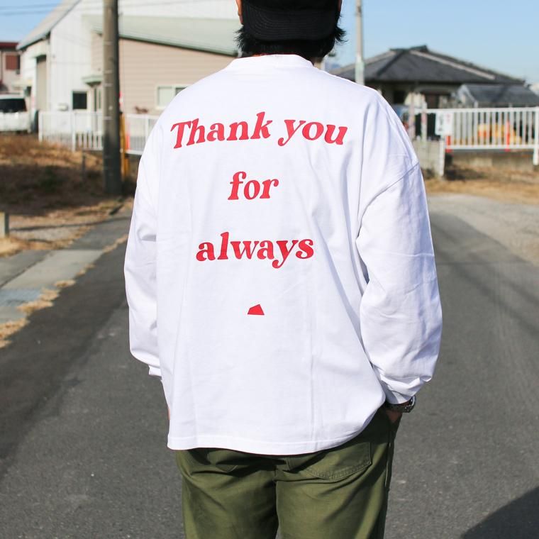 メイプル melple×SALVAGE PUBLIC Thank you L/S