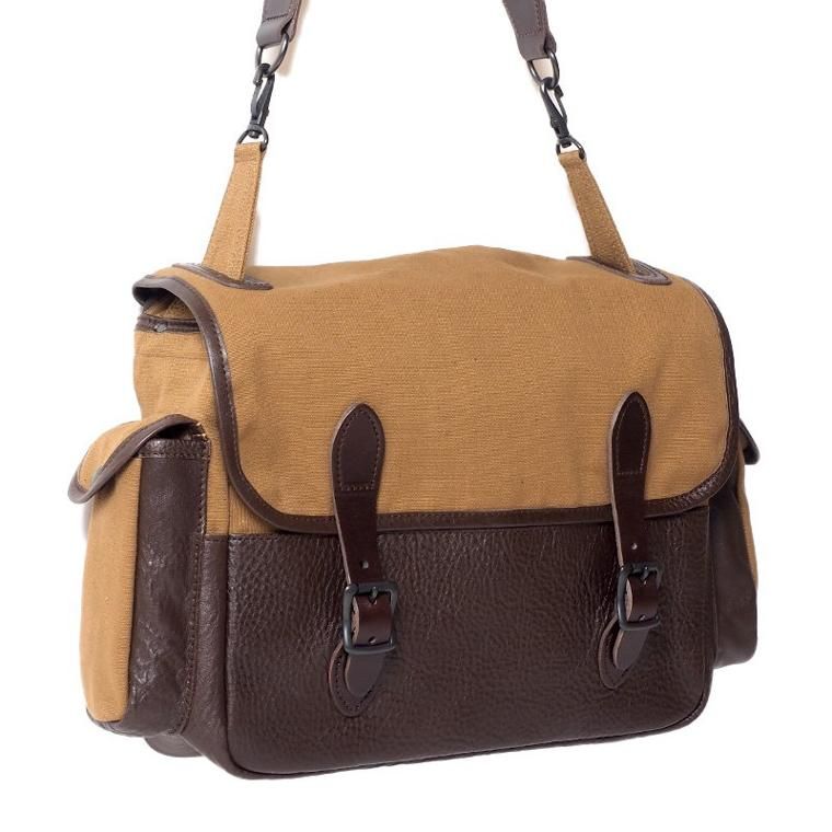 ウエアハウス WAREHOUSE Lot5219 レザー＆キャンバス フィールドバッグ LEATHER ＆ CANVAS FIELD BAG ブラウン