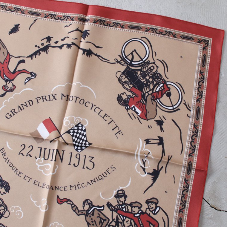 A Piece of Chic スクエアシルクスカーフ MOTORCYCLETTISTE SCARF