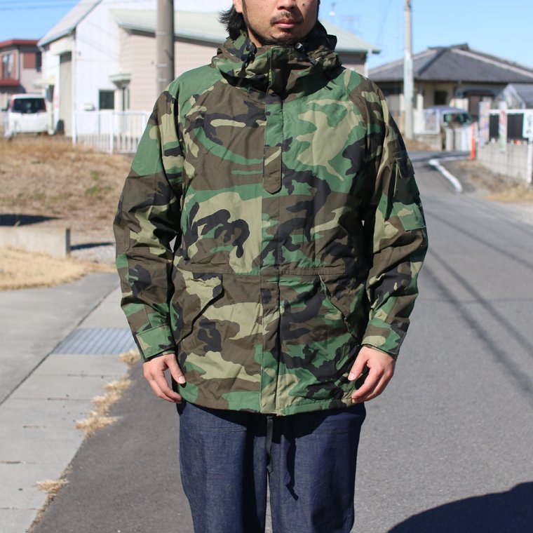 US ARMY アメリカ軍 ECWCS Gen1 PARKA, COLD WEATHER, CAMOUFLAGE ゴアテックスパーカー ウッドランド