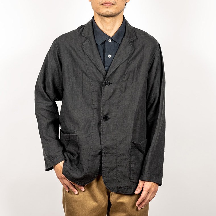 ワーカーズ WORKERS K&T H リラックスジャケット Relax Jacket, チャコールリネン Charcoal Linen