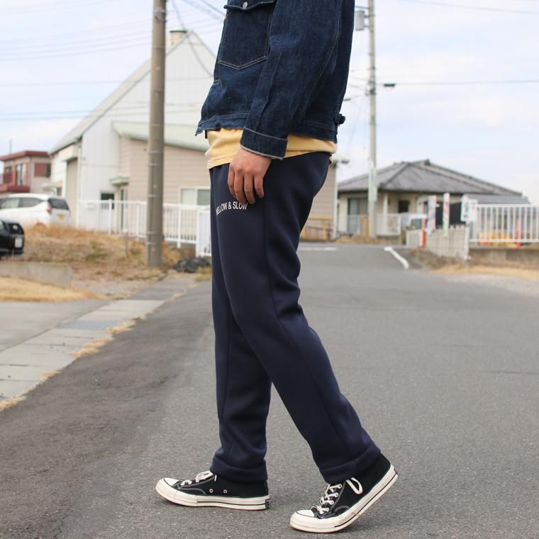 メイプル melple アスレチックパンツ M&S Athletic pants ネイビー