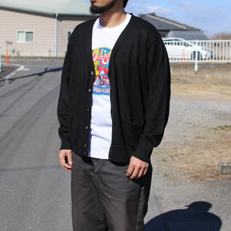 タウンクラフト TOWNCRAFT カーディガン BOUCLE CARDIGAN ブラック