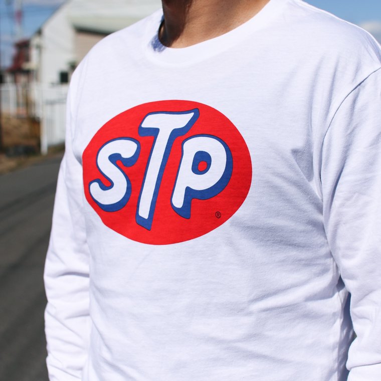 STP LOGO L/S Tee アメリカ製 made in USA ホワイト