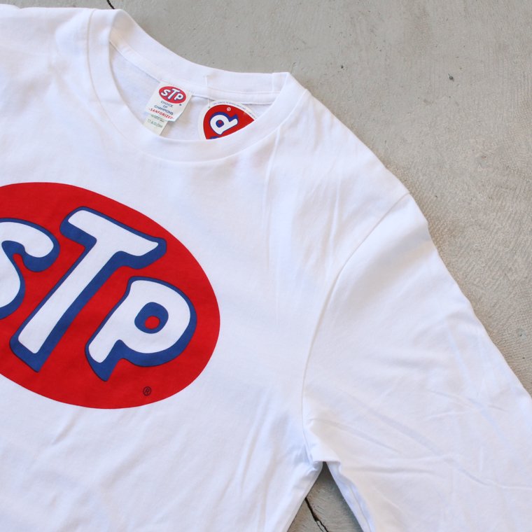 STP LOGO L/S Tee アメリカ製 made in USA ホワイト