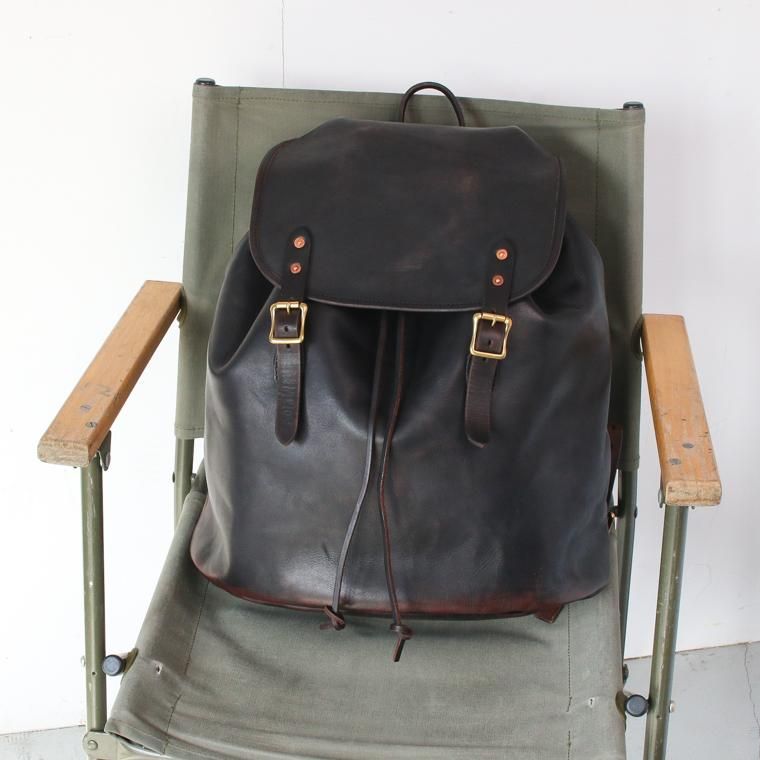 バスコ ヴァスコ VASCO レザーアーミーリュックサック LEATHER ARMY RUCKSACK TYPE2 ブラック