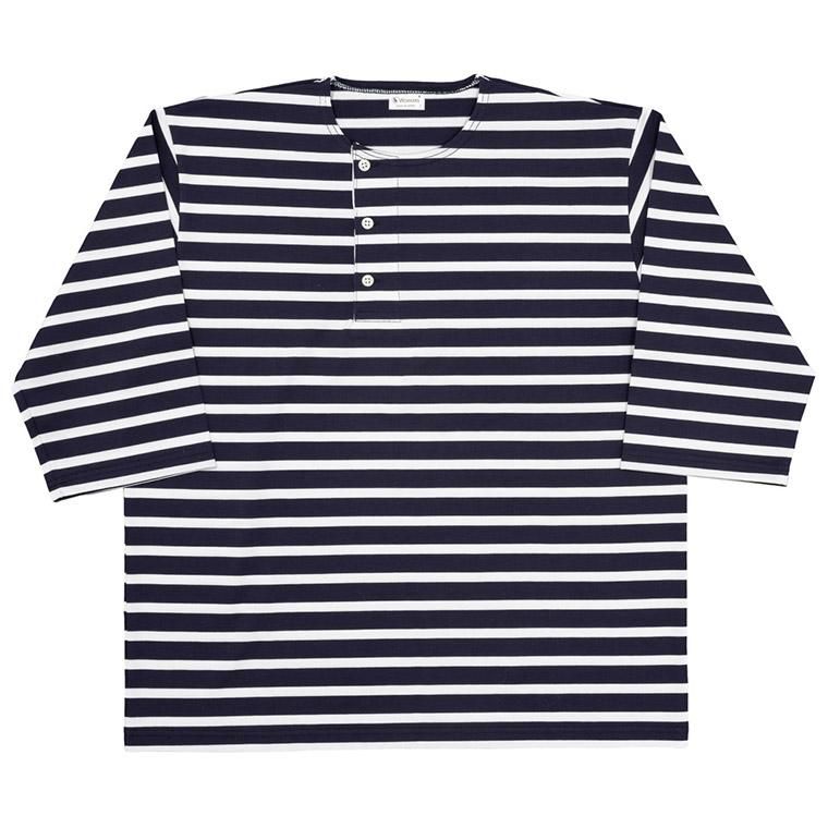 ワーカーズ workers Henley Border Sサイズ ワーカーズ workers Henley Border Sサイズ