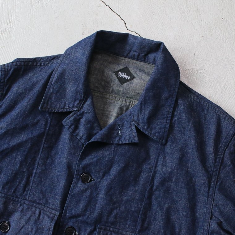 コロナ CORONA CS022 ネイビーユーティリティジャケットシャツ NAVY UTILITY JAC SHIRT / 8.5oz INDIGO  DENIM