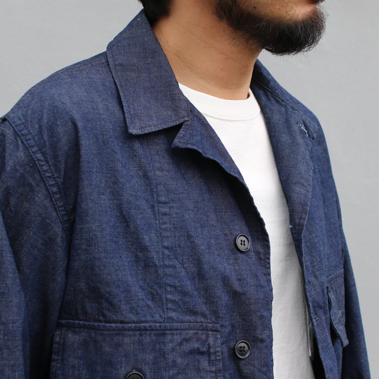 コロナ CORONA CS022 ネイビーユーティリティジャケットシャツ NAVY UTILITY JAC SHIRT / 8.5oz INDIGO  DENIM