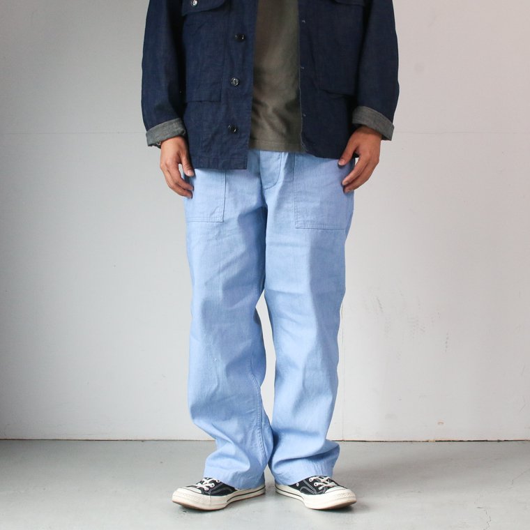 コロナ CORONA FP001 FATIGUE SLACKS “UTILITY SLACKS” BLEACHED DENIM