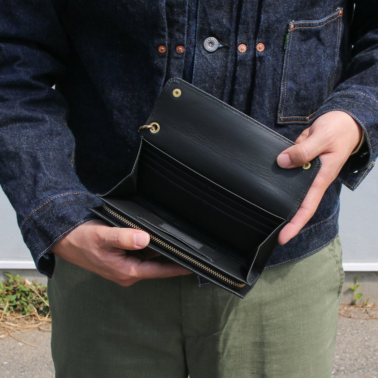 BACKDROP LEATHERS バックドロップレザー LONG BILL WALLET