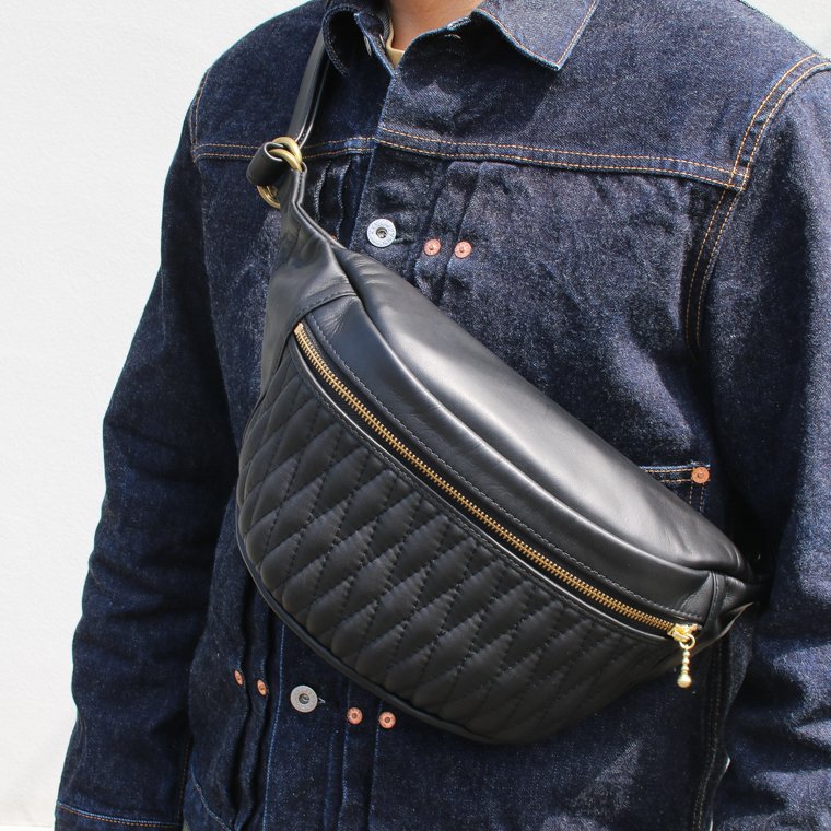 BACKDROP LEATHERS バックドロップレザー DIA WAISTBAG