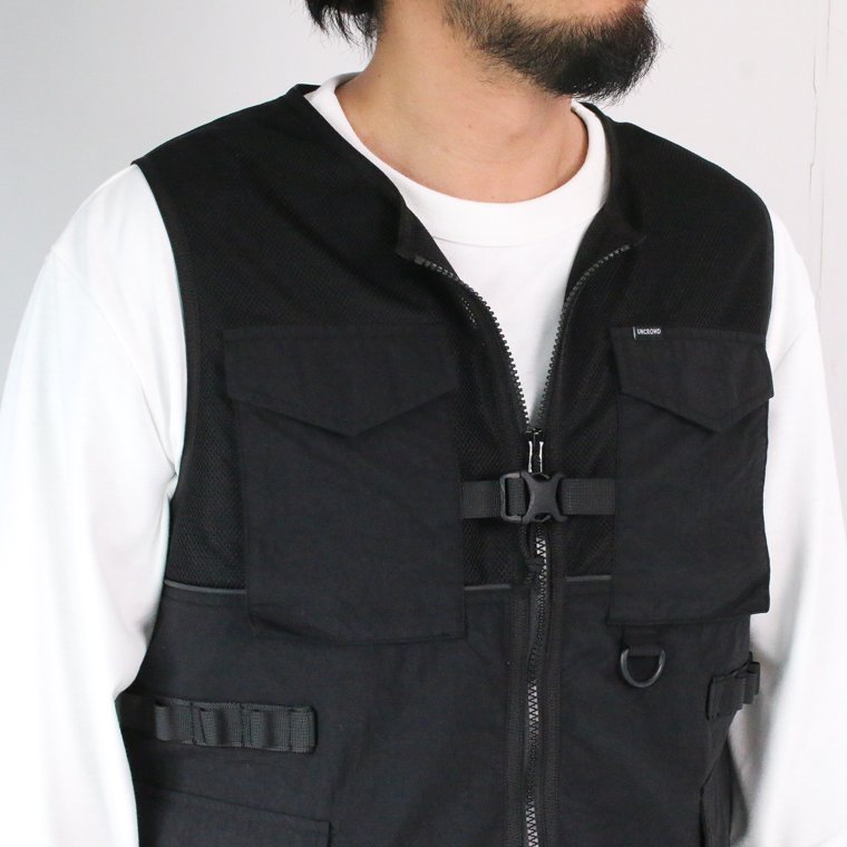 アンクラウド UNCROWD 2302 メッシュベスト MESH VEST ブラック